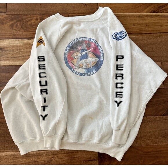 Star Trek Starfleet Fan Club Association Sweatshirt NCC-72069 RARE Huntsville AL - Picture 1 of 10